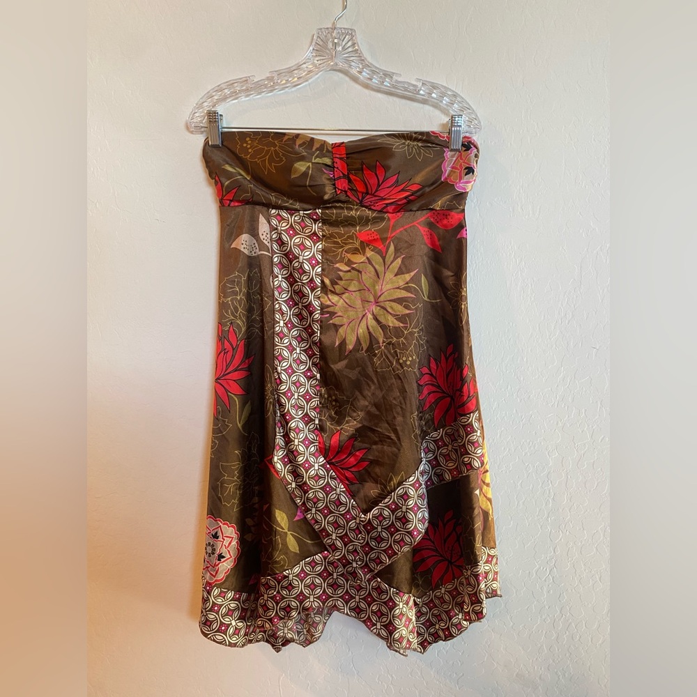 Vintage Forever 21 Strapless handkerchief hem strapless Dress